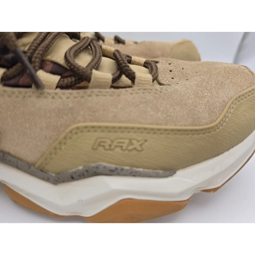 Rax Wild Wolf School Hiking Shoes Men Size 12 Tan High Top Lace Up Hiking Boots